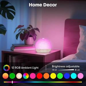 Dropshipping Products 2026 <b>LED</b> Sunrise Night Light White Noise Sound Machine Wake Up Alarm <b>Clock</b> Dropshipping Agent - Product Image 4