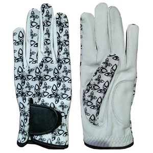 Guantes de Golf de piel de oveja de tendencia superior unisex ajuste cómodo correa ajustable cuero genuino de talla grande deportes transpirables a la izquierda - Product Image 4