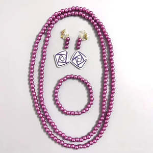 Ensemble de bagues Wish Asha à motif géométrique en cuivre et laiton, plaqué or blanc, mignon, pour mariage, fête, cadeau, bijoux de mariée, zircon, perle, diamant - Product Image 4