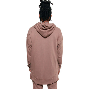 2025 calidad hombres sudaderas con capucha desgastadas 100% algodón serie High Street ligero secado rápido transpirable logotipo personalizado sudaderas con capucha para hombres - Product Image 2