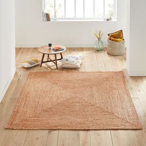 Vente chaude 4 'X 6' Style ferme tapis de jute personnalisable en fibre naturelle tressée pour salon cuisine bureau et salle à manger - Product Image 1