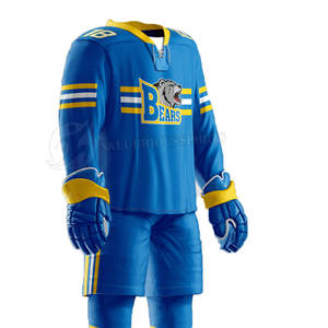 ชุด100% ฮ็อกกี้น้ำแข็งโพลีเอสเตอร์สำหรับผู้ใหญ่ชุดยูนิฟอร์มฮ็อกกี้น้ำแข็ง - Product Image 4