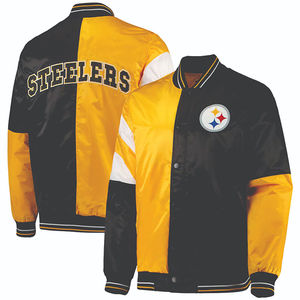 Chaquetas Varsity de Satén para Hombre, Buena Calidad, Doble Cara, Cuello Alto, Marca Privada, Impermeables, Precio de Venta Caliente - Product Image 1