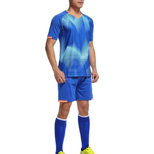 ชุดกีฬาผู้ชาย โพลีเอสเตอร์ 100% ชุดฟุตบอล / ราคาขายส่ง เสื้อแข่งแขนสั้น ชุดฟุตบอลชาย ชุดฟุตบอลสำหรับขาย - Product Image 4