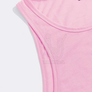 Camiseta sin Mangas para Hombre de Color Sólido Personalizada al por Mayor - Ropa Deportiva Informal de Punto Transpirable 100% Algodón - Product Image 3