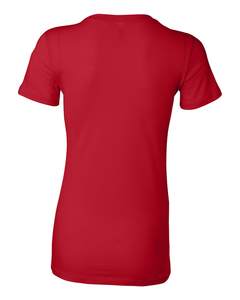 Next Level Apparel 6610 T-shirt CVC pour femme Style rouge sans effort Coupe décontractée T-shirt à col rond pour femme T-shirt respirant - Product Image 3