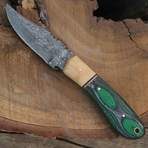 Cuchillo de Caza de Hoja Fija de Acero Inoxidable de Alta Calidad con Mango de Color, Hecho a Mano, OEM Personalizable - Product Image 5