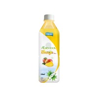 Boisson 100% naturelle à la mangue et à l'aloe vera, jus de fruits et légumes, bouteilles de 1 litre, certifiées HACCP/ISO/HALAL, OEM accepté, 10
