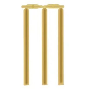 Vente en gros de souches de cricket professionnelles avec béliers en bois logo personnalisé guichets de souche de cricket en bois - Product Image 2