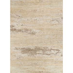 Alfombras de Lana Entrelazadas a Mano Entropy Gold 9x12, Diseño Abstracto Rectangular Tipo Rompecabezas para Entrada, Dormitorio o Pasillo - Reb-1595 - Product Image 1