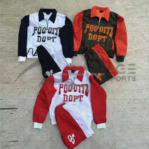 Conjunto de Chaqueta y Pantalones Cortos Deportivos Personalizados para Hombre, Transpirables, de Poliéster, Impermeables, con Cremallera, Reflectantes, de Nailon - Product Image 6