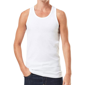 Débardeur sans manches unisexe pour hommes musculation entraînement gym chemises de sport coupe ajustée - Product Image 1