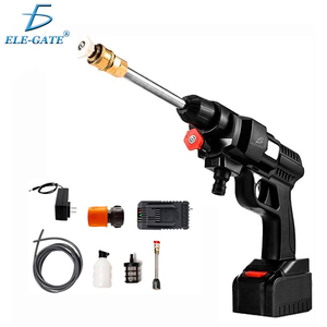 Portable 12V High Pressure <b>Washer</b> Machine 1500W Electric Power ABS Metal Material for Car Wash Cleaning Steel Metal Construction - Product Image 1