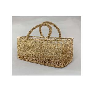 Modern Design Luxury Metal <b>Hamper</b> <b>Basket</b> Bag with Gold Color at Low Cost Storages & Containers Metal <b>Hamper</b> <b>Gift</b> <b>Basket</b> for Home - Product Image 5
