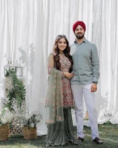 Camiseta de estilo paquistaní con volantes para mujer, atuendo étnico de compras en línea, ezzo, India, paquistaní - Product Image 3