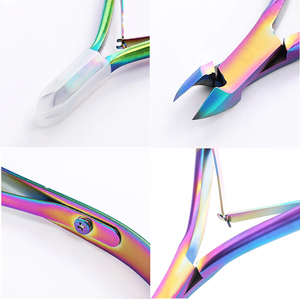 Cortaúñas Profesional de Acero Inoxidable con Logotipo Personalizado al por Mayor, Alicates para Cutículas con Apertura de Mandíbula Ancha para Uso en Dedos de Manos y Pies - Product Image 4