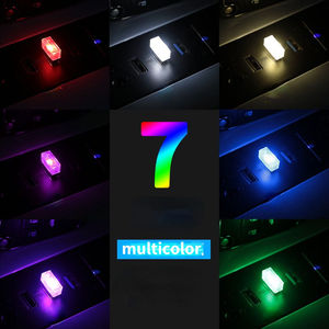 Mini lampe de nuit LED universelle, tactile et insonorisée, éclairage d'ambiance intérieur de voiture, éclairage intérieur automobile - Product Image 5