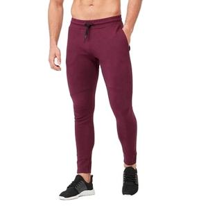 Jogging en coton et élasthanne de haute qualité personnalisable avec fermeture éclair, logo sur le devant, cordon de serrage, jogging de sport pour homme - Product Image 5