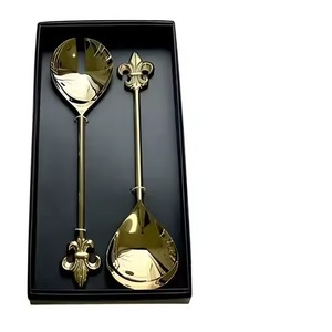 Juego de Servidores de Ensalada de Latón de Alta Calidad, Ecológico, Apto para Lavavajillas, Utensilios para Ensalada para Uso Doméstico y en Restaurantes - Product Image 6