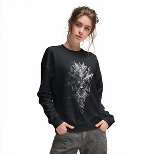OEM impreso invierno Sudadera Mujer cuello redondo manga larga sublimación Sudadera Mujer Streetwear estampado sudaderas señoras - Product Image 6