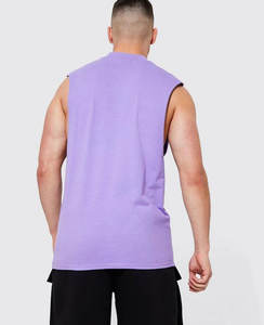 Venta al por mayor Fitness Wear Men's Gym Tank Tops Y-Back Plus Size Transpirable Cotton Gym Tank Top Chaleco para hombre - Product Image 1
