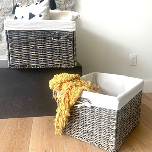 Best Sale! Handmade Rattan Foldable Water Hyacinth <b>Basket</b> Best Price Wholesale From Vietnam - Product Image 5