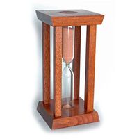 Ensemble d'Horloges à Sable Artisanales en Bois Style Classique, Design Moderne, Horloges à Sable Élégantes, Décoration de Bureau pour Intérieurs Domestiques