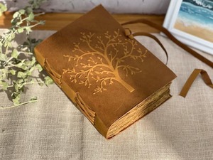 Cuaderno de diario A3 hecho a mano de cuero genuino encuadernado con papel de cubierta espiral e hilo costura sillín costura encuadernación regalo - Product Image 2