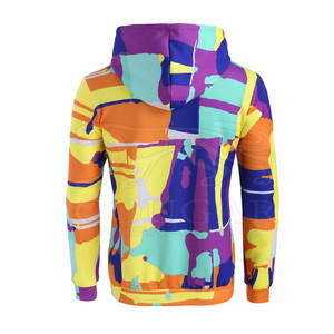 Sudadera con capucha unisex de 100% poliéster con logotipo personalizado del fabricante, sublimación lisa en blanco con diseño forrado, cuello con capucha, stock de fábrica - Product Image 2