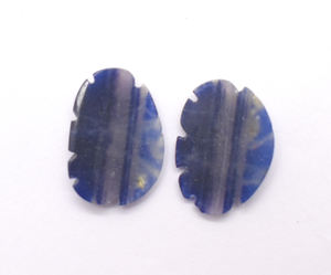 Zafiro natural de grado A de 18X13mm tallado elegante para hacer pendientes hechos a mano Vintage sin calentar zafiro azul piedra preciosa 13,25 Cts - Product Image 6