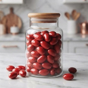 Red <b>Chocolate</b> Coated Almond Candies Bulk 1kg+ <b>Assorted</b> Pastels & Vibrant Colors Almond Dragees Wholesale Confectionery - Product Image 5