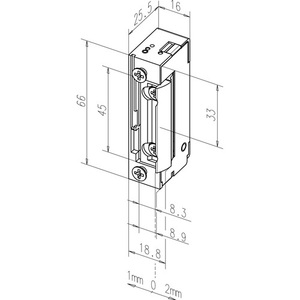 Operador de Puerta Automática 118 E 10-24V AC/DC Estándar DIN con Pestillo de Radio Izquierdo/Derecho para Estacionamiento y Garaje - Product Image 3