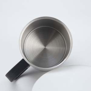 Mug isotherme professionnel en acier inoxydable double paroi de 300 ml, tasse à café de bureau de haute qualité avec poignée, vente en gros directe usine - Product Image 6