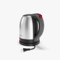 Hervidor Eléctrico de Acero Inoxidable de 1.2L con Apagado Automático y Protección Contra Ebullición en Seco para Uso Doméstico