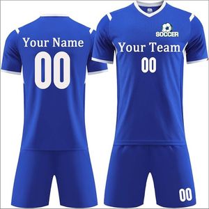 Uniformes de Fútbol Personalizados Unisex de Alta Calidad, Conjuntos de Camisetas de Fútbol para Clubes Deportivos, Uniformes para Adultos, Tallas Grandes, Manga Corta, 100% - Product Image 1