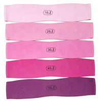 Tapis de yoga léger et souple, balle de yoga, haltère de 1 kg, bracelet de 1 lb, confortable pour femmes, filles, rose, ensemble d'exercices de yoga à domicile