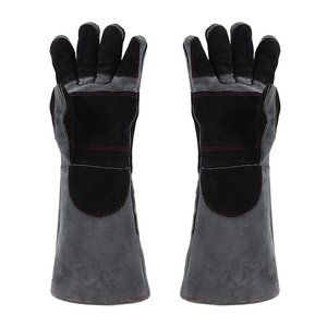 ถุงมือเชื่อมหนังวัวแบบแยกถุงมือหนังวัวสำหรับช่างเชื่อมแบบยาวตามสั่ง - Product Image 1