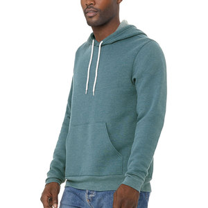 BC3719 BELLA + CANVAS sweat à capuche personnalisé polaire imprimé pull à capuche bleu royal personnalisé extérieur sweat unisexe uni avec capuche - Product Image 6
