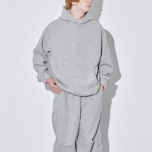 Polaire de haute qualité 420gsm pull en polyester coton surdimensionné lourd logo personnalisé sweats à capuche unisexes pour hommes - Product Image 2