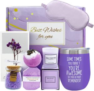 Set de Regalo Spa Rosa para Mujer: Vaso, Antifaz para Dormir, Bomba de Baño, Vela, Jabón de Aromaterapia, Cuidado Facial, Tamaño Viaje, Cosméticos de Grado Profesional para Baño y Belleza - Product Image 6