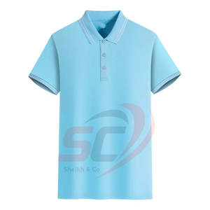 เสื้อโปโลคุณภาพสูงสำหรับผู้ชาย,เสื้อโปโลผ้าฝ้ายสำหรับฤดูร้อน - Product Image 5