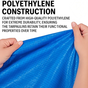 แผ่นโพลีเอทิลีนทอ HDPE สำหรับใช้ในอุตสาหกรรมการเกษตรทนทานต่อรังสี UV - Product Image 5