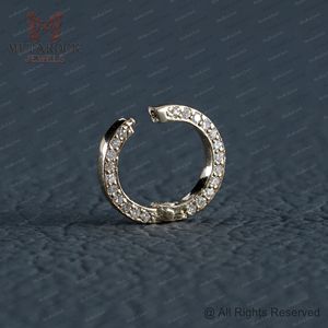 Diamant pavé massif 14k or ouvrable trouver minimaliste diamant pavé trouver des bijoux fabrication pour Bracelet collier - Product Image 3