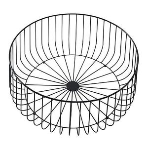 Iron Metal Storage <b>Basket</b> for Kitchen Neat and Stylish Organizer for Fruits Cookware Tabletop Items - Product Image 3