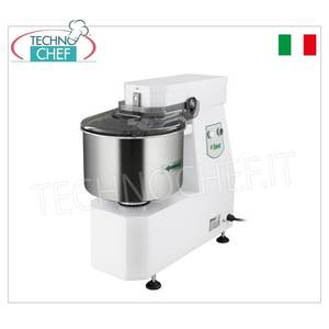 Mélangeur spiral automatique FIMAR 25 kg neuf avec tête relevable et bol fixe pour boulangerie et restaurant, pour farine de blé et de maïs - Product Image 1