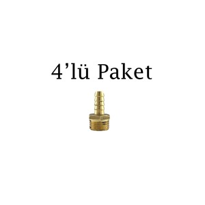ท่ออากาศเหล็กแบบมีข้อต่อ ขนาด 1/2 นิ้ว 10 มม. แพ็ค 4 ชิ้น - Product Image 1