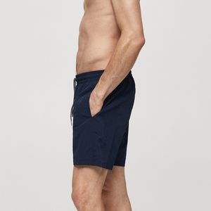 Concevez votre propre short de bain Séchage rapide Anti-bactérien Vêtements de plage Maillots de bain Surf Shorts Imprimer avec poches Polyester pour hommes avant - Product Image 2