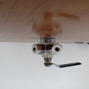 Construction durable de polypropylène de robinet à tournant sphérique manuel fiable de 25 NOB pp pour des applications chimiques - Product Image 6