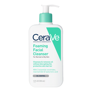 Limpiador facial CeraVee con ceramida y ácido hialurónico para piel seca y sensible, cuidado diario de la piel. - Product Image 2