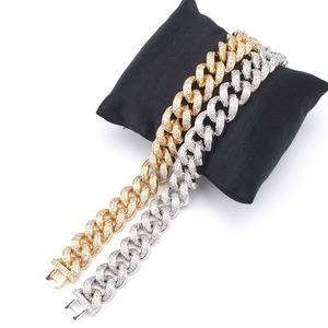 สร้อยข้อมือเพชรคิวบาที่ทำด้วยมือที่ขายดีที่สุดสำหรับงานแต่งงานหรืองานปาร์ตี้และทุกวัน - Product Image 4